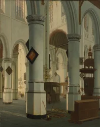 Interior of the Oude Kerk, Delft