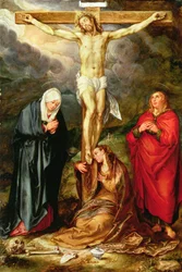 Christ on the Cross, with Mary, St John and the Magdalene, c.1600