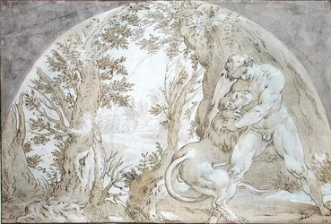 Hercules and the Nemean Lion