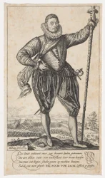 Pike-Bearer, facing right