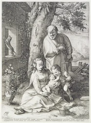The Holy Family with St. John
