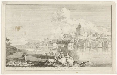 View of the Valkhof in Nijmegen