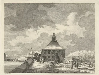 Subsided Muiderpoort, Seen from the Fort, 1769