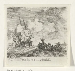 Wild Water with Various Boats