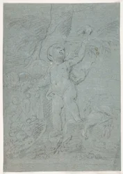 Cupid, Playing with Animals