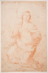 Saint Agnes Kneeling