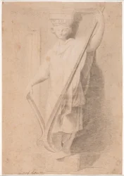 Caryatid with Plow. Study after a Figure on the Base of 