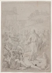 The Arrest of Christ. Composition Sketch