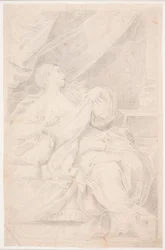 Lucretia Stabbing Herself in the Chest