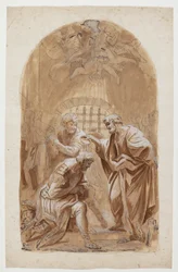 St. Peter Baptizing St. Processus and St. Martianus