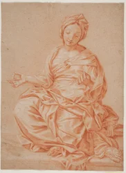 Seated Woman with Turban
