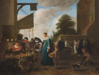 Vegetable Market, c.1660