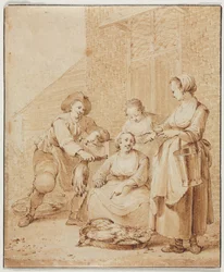 The Poultry Woman, second half 18th century