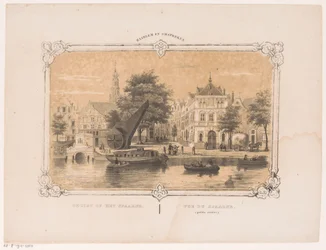 View of the Spaarne with the Crane and the Weigh House