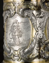 Detail of a Tankard, Danzig, c.1670 (detail)