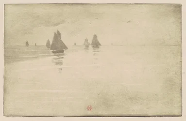 Boats in a Morning Fog