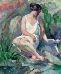Seated Bather at Cassis (Jeanne)