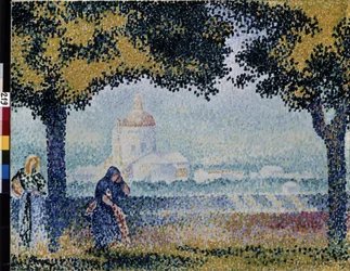 The Church of Saint Mary of the Angels near Assisi