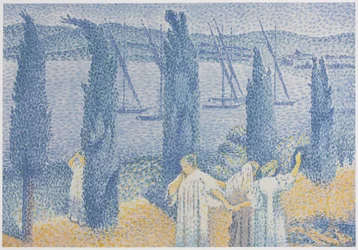 The Promenade (Landscape with Cypresses)