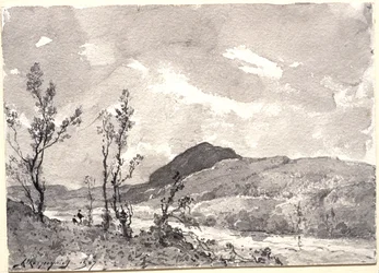 Along a River Bank