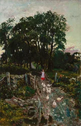 Girl with Ducks