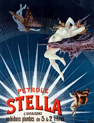 Vintage Petrole Stella Poster
