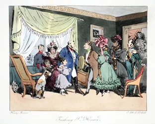 Faubourg St. Honoré, illustration from 