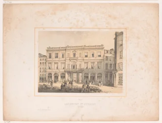 View of the Royal Saint-Hubert Galleries in Brussels
