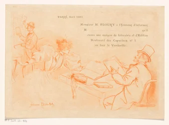 Announcement of the Establishment of the Bookstore and Publishing House of Henry Floury in Paris
