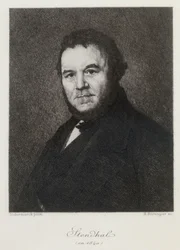 Portrait of Marie-Henri Beyle, dit Stendhal