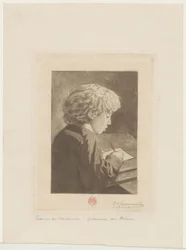 Boy Writing