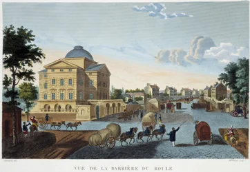 La barrière du Roule, ca. 1820 - in 