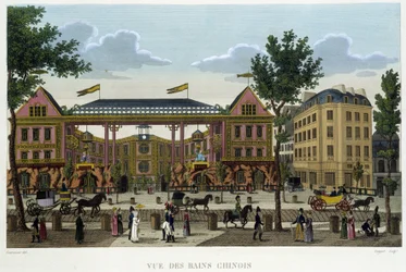 The Chinese Baths, circa 1820 in 