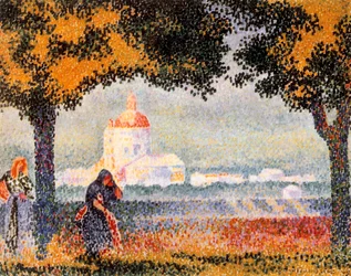 The Church of Santa Maria degli Angeli Near Assisi, 1909