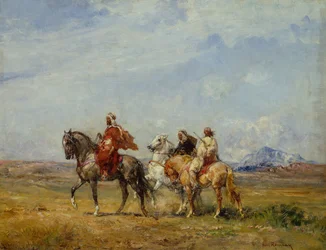 An Arab Hunting Party