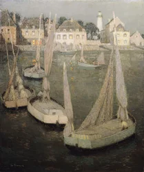 Breton Port by Moonlight