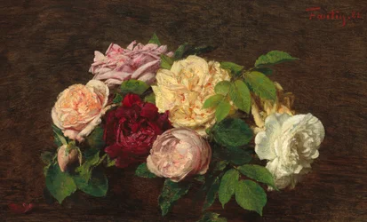 Roses from Nice on a Table