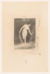 Diana Undressing to Bathe (series: Poems of André Chénier)