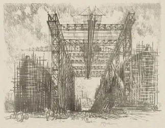 English War Work: The Gantry (A Merchant Shipyard)