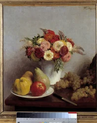Flowers and Fruits by Henri Fantin-Latour