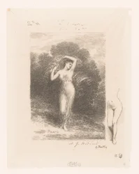 Young woman with shawl
