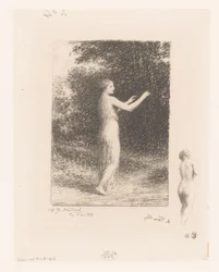 Virgin of Lycus Walking in Nature