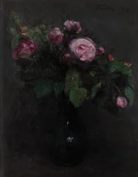 Vase with roses 1872