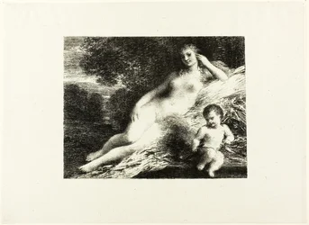 Venus and Cupid, second plate