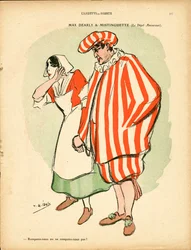 The Butter Plate, number 501, Satirical in Colours