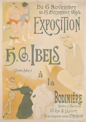 Poster for the Henri-Gabriel Ibels Exhibition