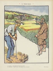 The Old Church (Illustration for Le Rire)