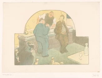 Four Men in a Bistro, Le Devoir, Representations of the Théâtre Libre (series title), Les Programmes du Théâtre Libre (series title)