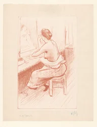 Woman at Her Toilet
