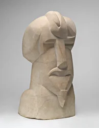 Hieratic Head of Ezra Pound